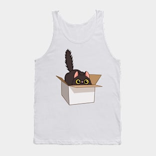 Cat in the box Tank Top